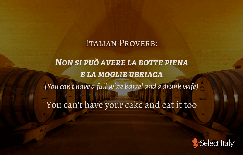 Top Italian Proverbs About Wine | Espresso by Select Italy