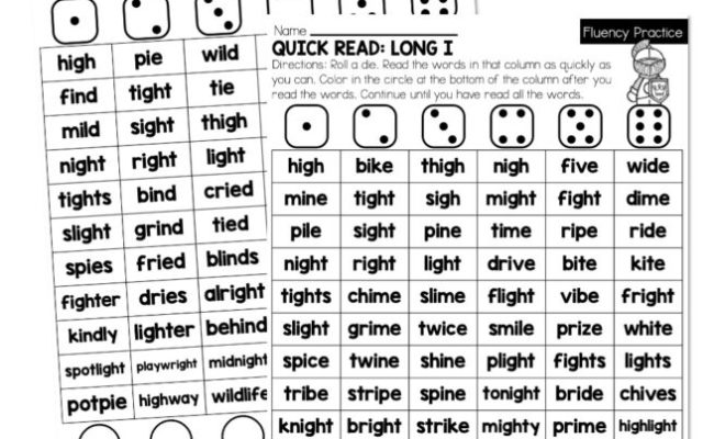 Lucky To Learn Phonics - Vowel Teams - Long I - Quick Read Fluency ...