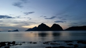 Lueurs du crépuscule magnifiques
