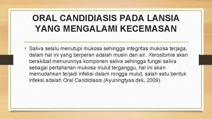 Daya hambat lidah mertua terhadap bakteri candida albicans