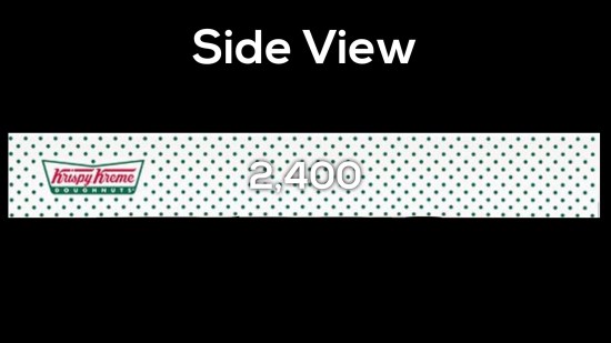 Krispy Kreme Donut Delight Extension 1 - How many layers - side view