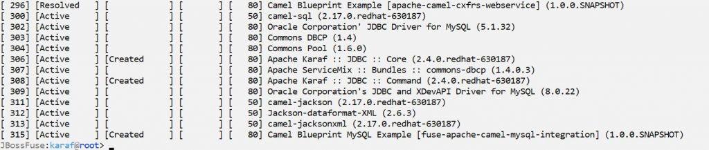 Bundle list
