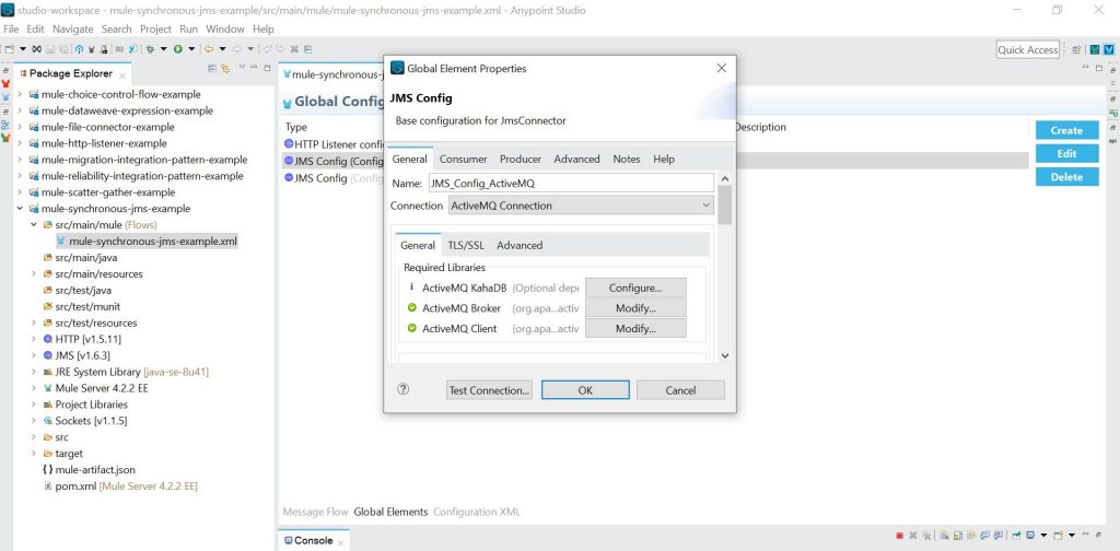 Configure ActiveMQ Connection