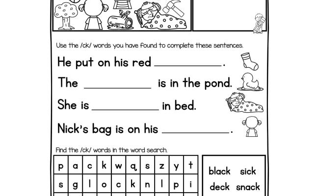 Ck Phonics Worksheets SOUND-IT-OUT PHONICS, 42% OFF