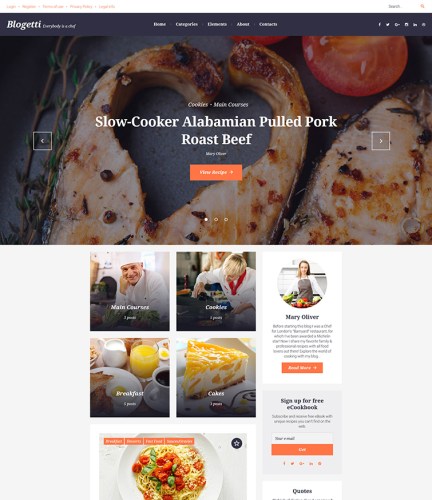 Blogetti - GPL WordPress theme for Bloggers