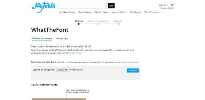 what the font