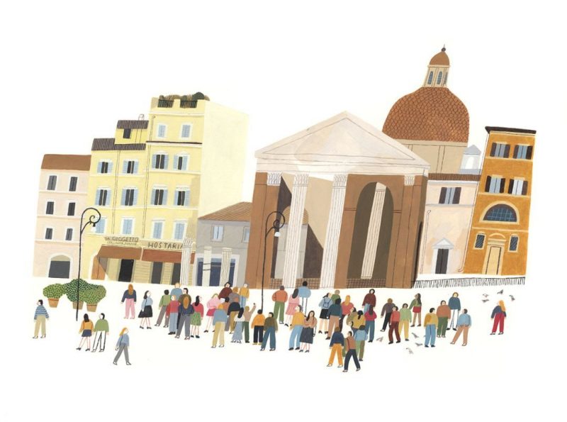 建筑师眼里的暖心插画集_罗马建筑师_Beatrice Cerocchi 建筑师眼里的暖心插画集_罗马建筑师_Beatrice Cerocchi