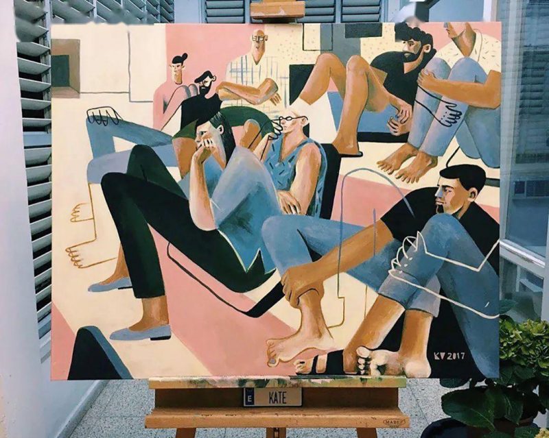 速写作品欣赏_俄罗斯插画师_Katerina Voronina