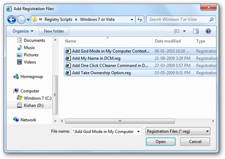 Sample reg file picture