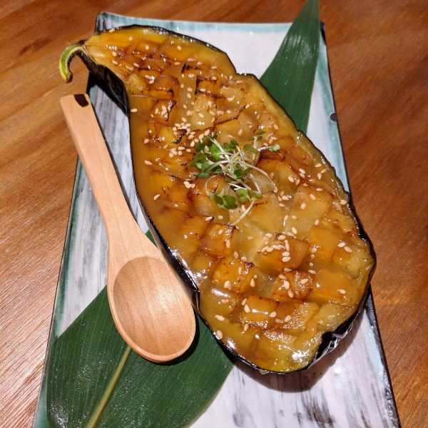 Aubergine goma. Yes please.