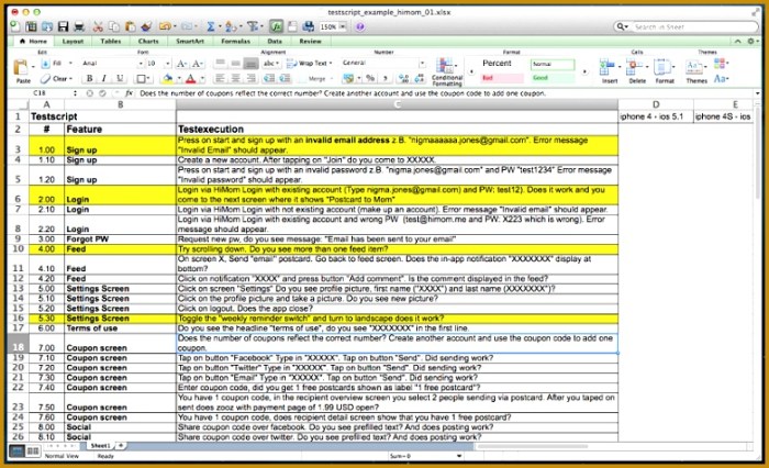 Qa Document Template terbaru