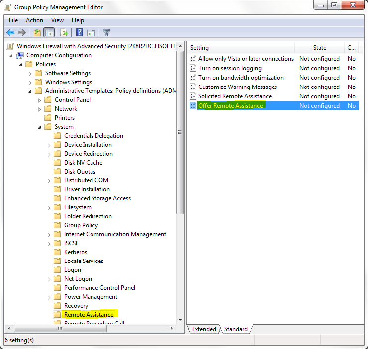 Hammer Software :: How to Enable Remote Assistance and Allow ...