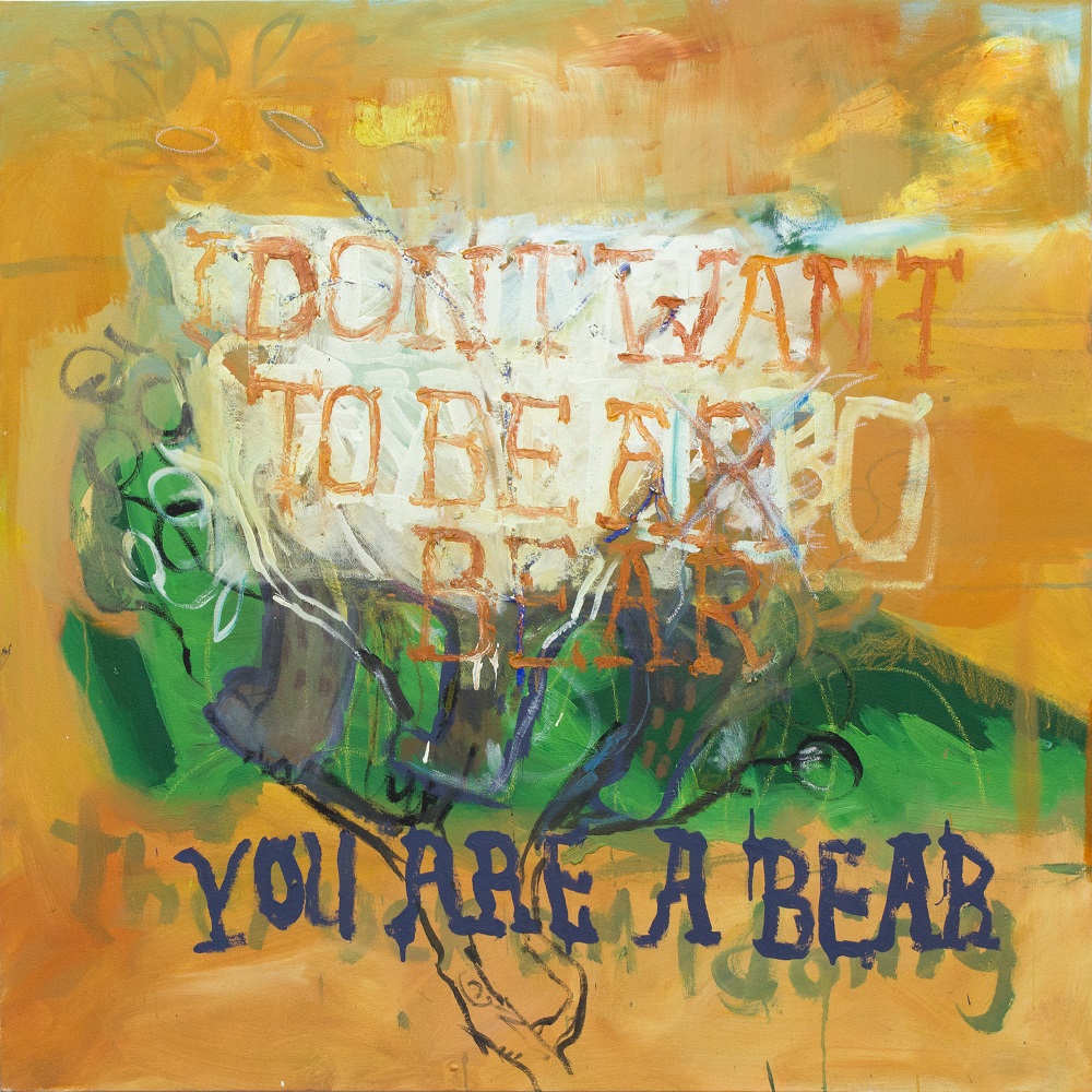 The 2nd To Last FrontierOil, housepaint, oil-bar, on canvas. 122cm x 122cm.