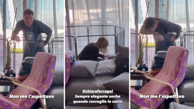 Chiara Ferragni in imbarazzo