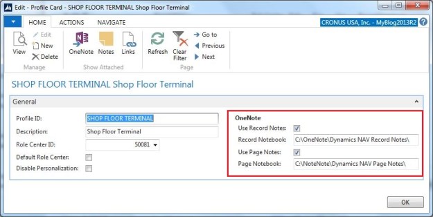 Dynamics-NAV-OneNote-Integration-Setup