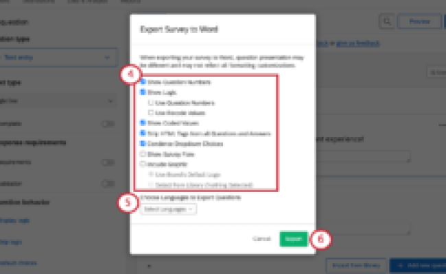 Import & Export Surveys