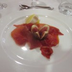 The prosciutto and fig starter