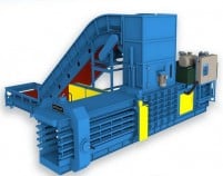 HORIZONTAL TIE BALER