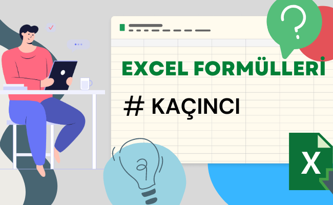Excel KAÇINCI Formülü | Örnekli Ve Videolu Anlatım