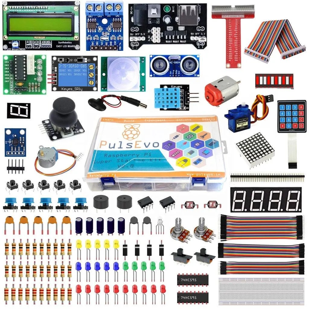 Buy Raspberry Pi Super Starter Kit V2 25 Projects Sunrobotics