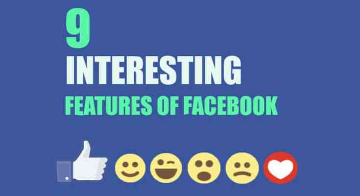 Interesting features of facebook