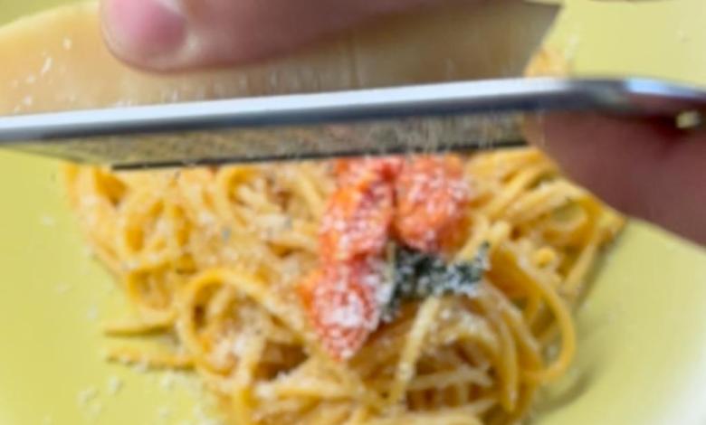 Spaghetti con pomodorino fresco e basilico