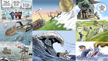 30 Unique Cartoon Drawing Ideas on Refugee Crisis 7 30 Unique Cartoon Drawing Ideas on Refugee Crisis