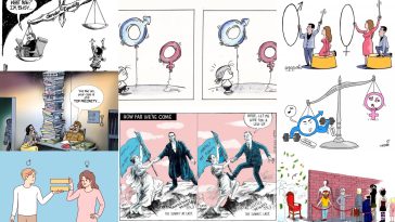 30 Unique Drawing Ideas for Gender Equality: Breaking Stereotypes through Cartoon Art 15 30 Unique Drawing Ideas for Gender Equality: Breaking Stereotypes through Cartoon Art