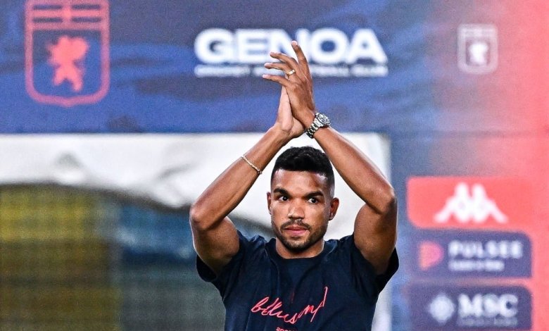Junior Messias, attaccante del Genoa (foto X Genoa)