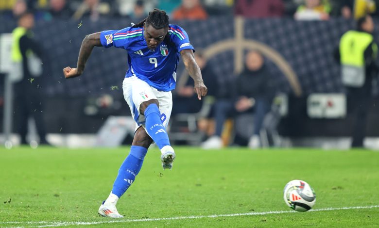 Moise Kean, attaccante della Fiorentina (foto X UEFA)
