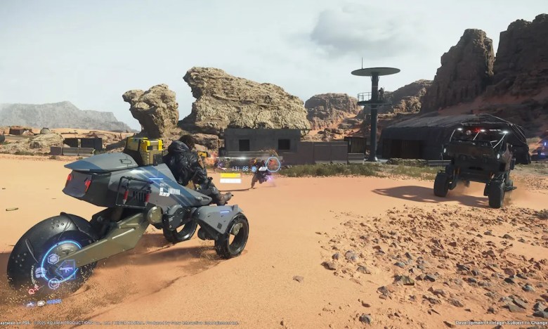 Death Stranding 2 on the beach