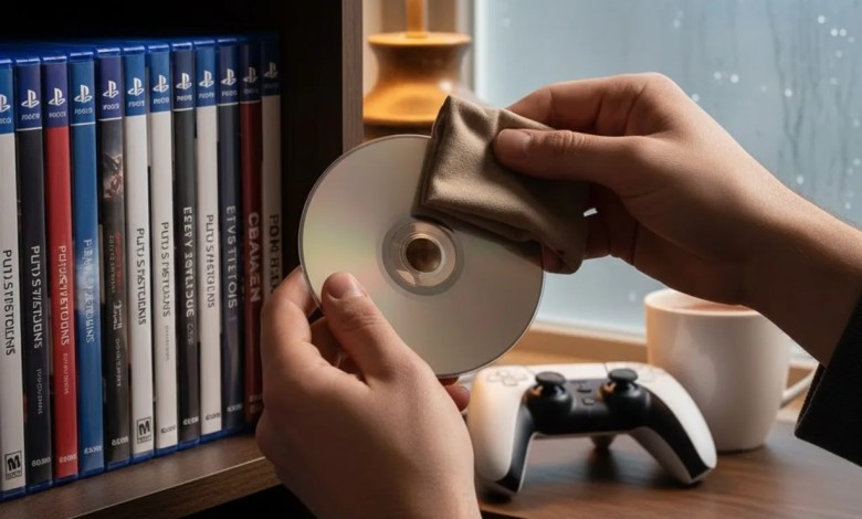 حفظ أقراص PlayStation 5