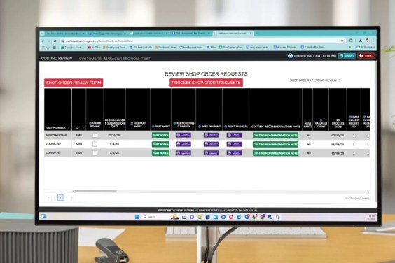 Costing App The Costing Web App is developed to manage customer records, orders, and the production process, track profit and loss, and generate reports to enhance sales and customer satisfaction.