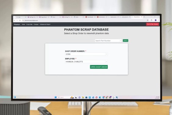 Phantom App The Phantom Scrap database app is designed to manage shop orders and to view/edit phantom data. It stores all shop orders details, stock transactions, quantity, part number details, operations, route description, scrap data, and it provides all changes and history data etc.