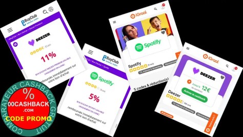 Code Promo Deezer - Code Promo Spotify - Amazon - Apple - Music