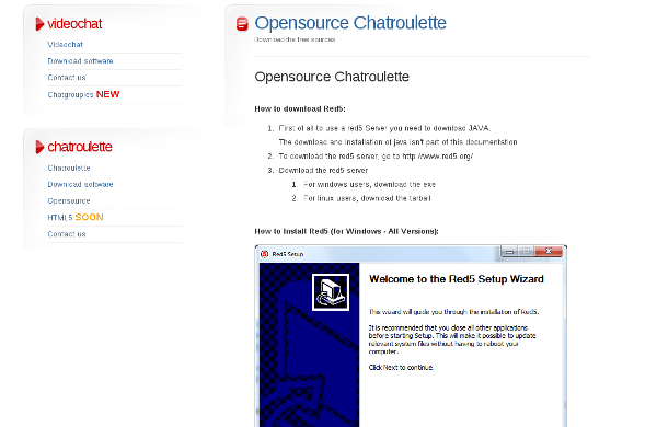 Tutoriel pour créer son chatroulette avec Flex (Adobe) dans Flash Builder ainsi que le serveur Red5 Créez votre propre chatroulette avec un tutoriel