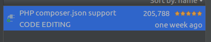 PHP composer.json support