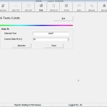 LabTrak Delta Checking Screen