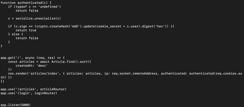 Node Cookie Deserialization Command Injection - Premium Vintage Art Gallery - Ultra HD