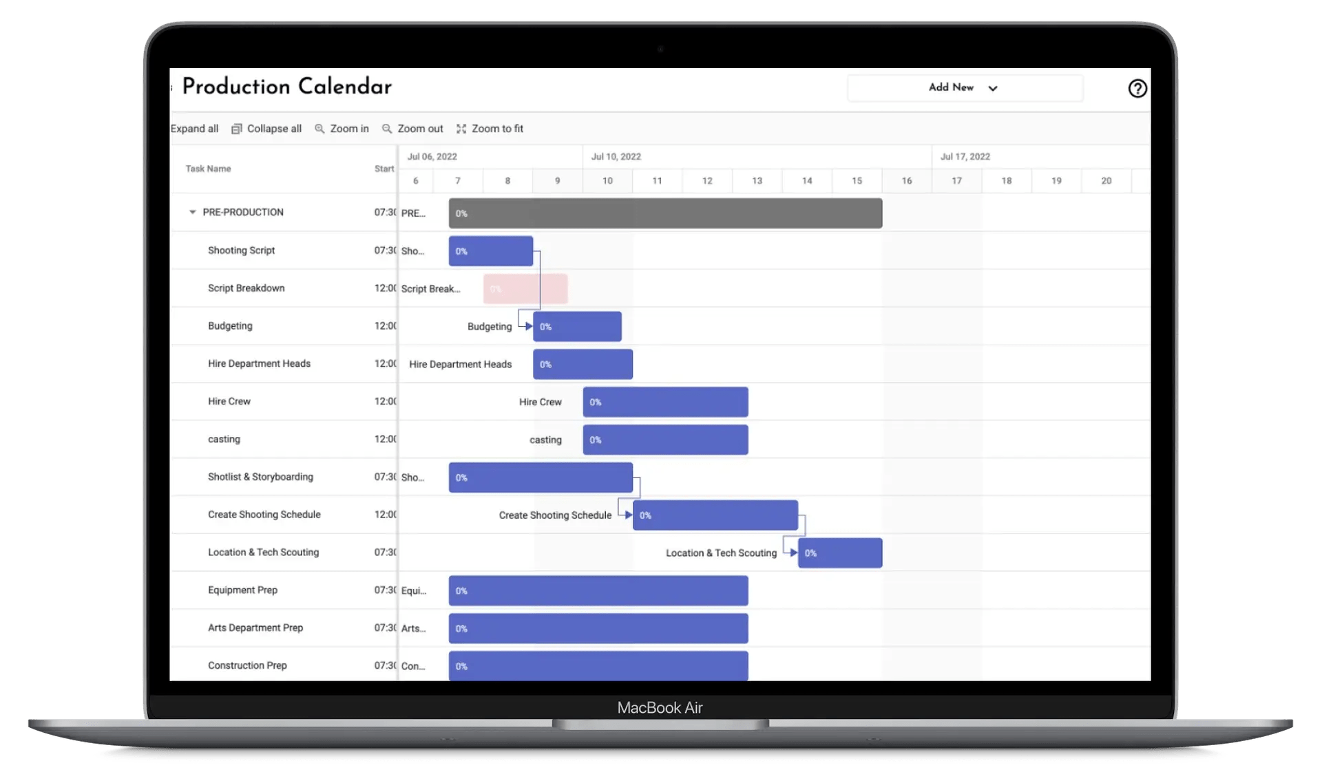 StudioVity Production Calendar PNG
