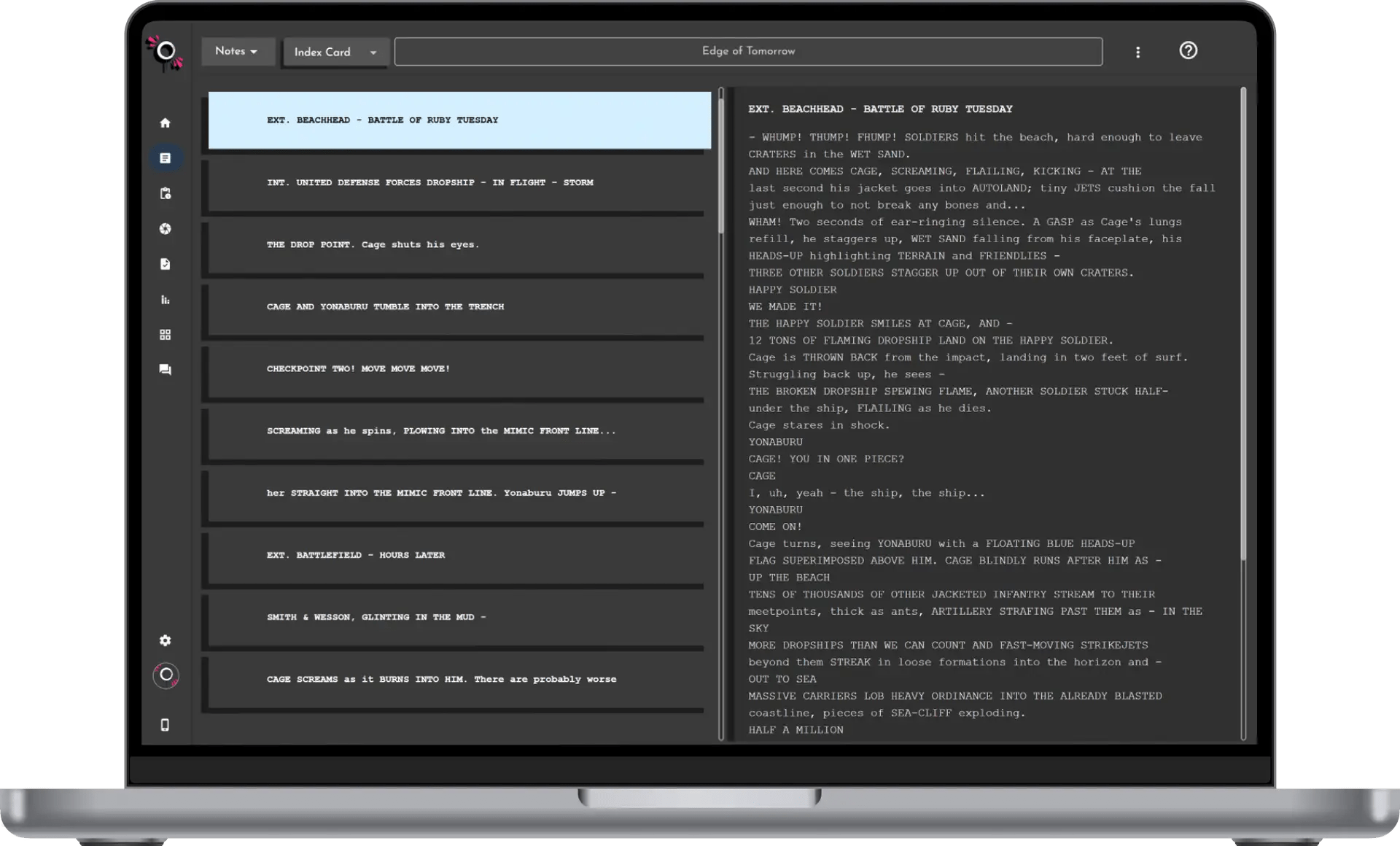 Index Card | Studiovity