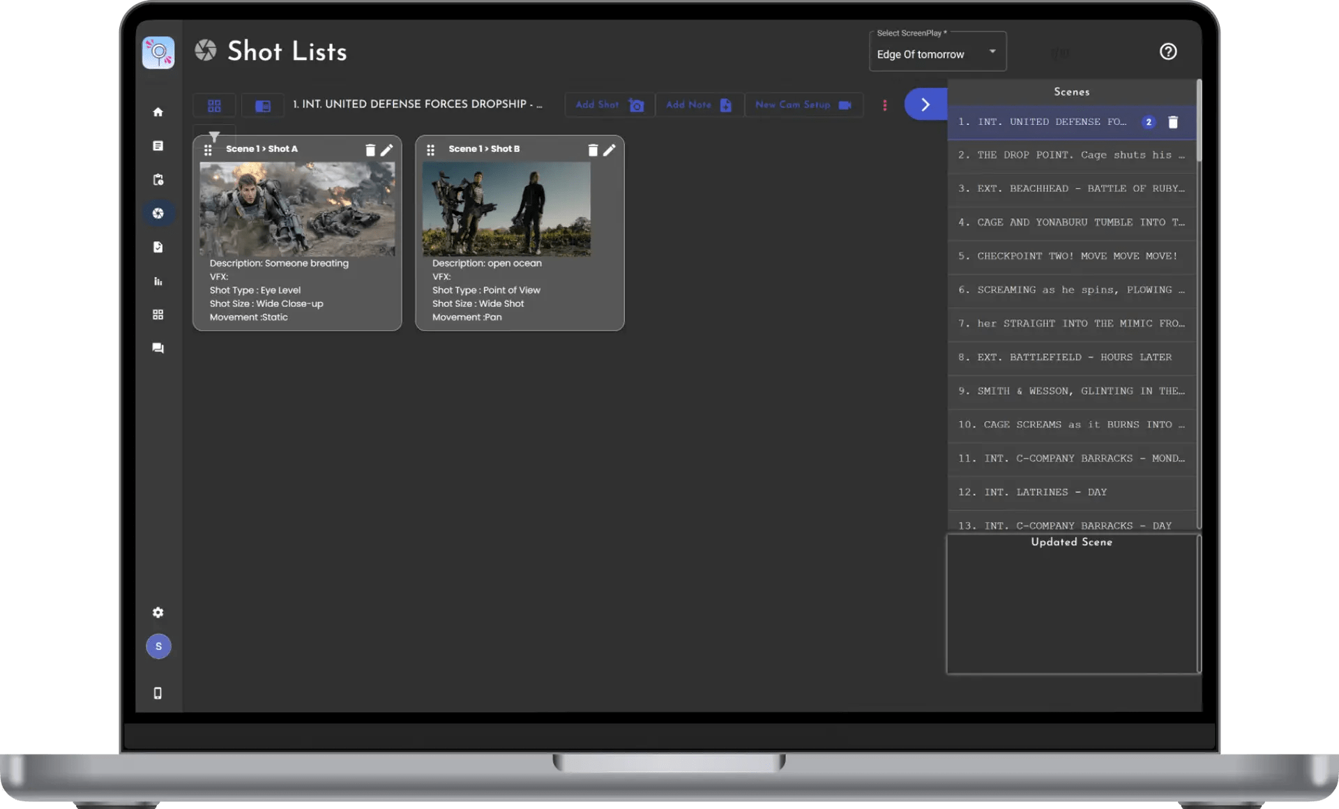 shotlist | studiovity