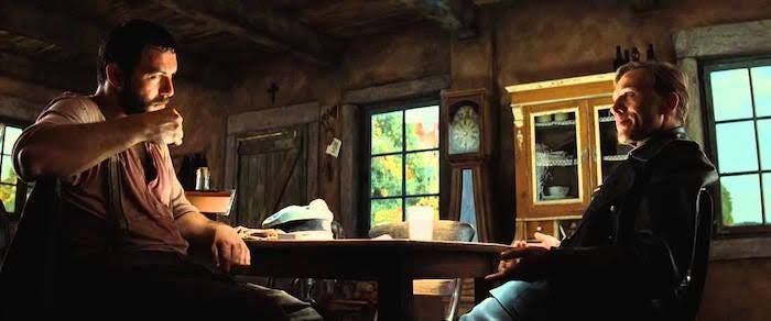 In Inglourious Basterds, the legendary opening farmhouse scene is a masterclass in tension—all built on dialogue.
