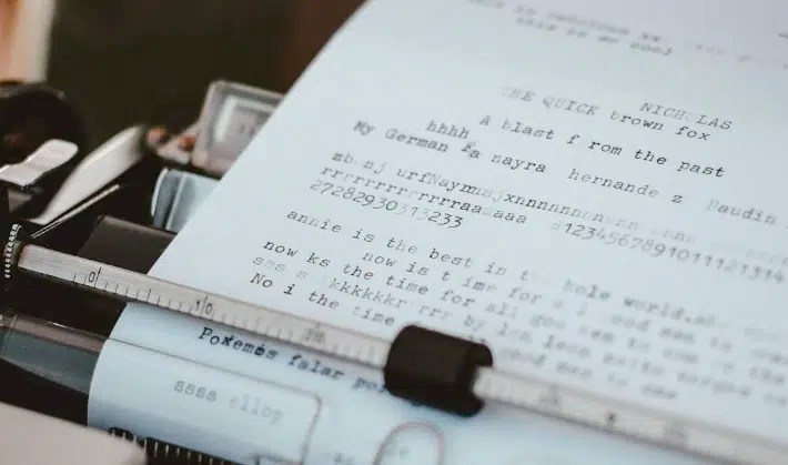 Example of a formatted shooting script with technical cues