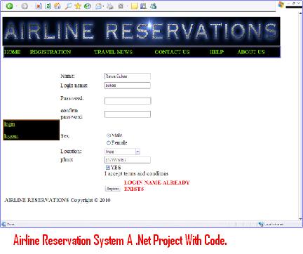 Java Project On Airline Reservation System 1000 Projects - Premium Vintage Design Gallery - HD
