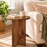 small side table, DIY side table, 3-leg side table, round side table