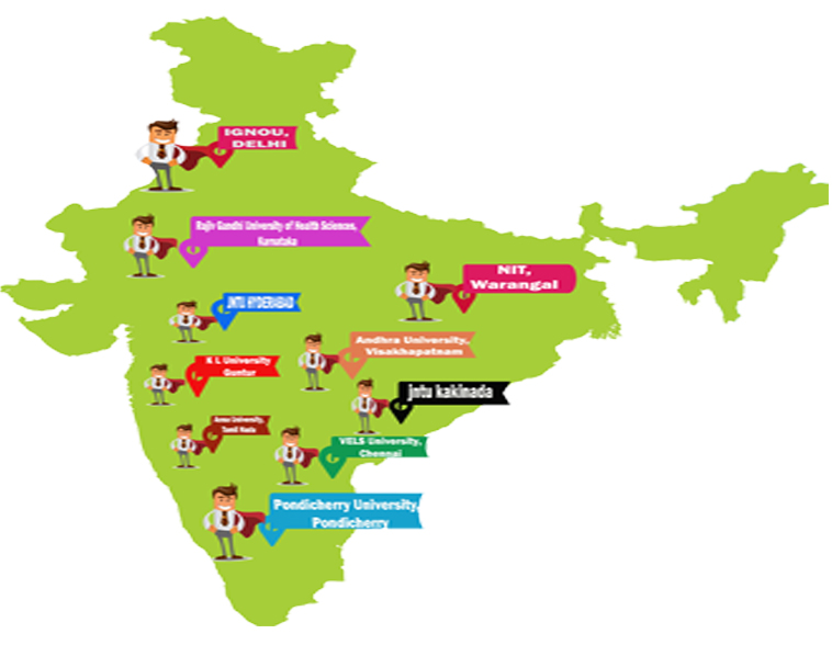 21 pickup points across