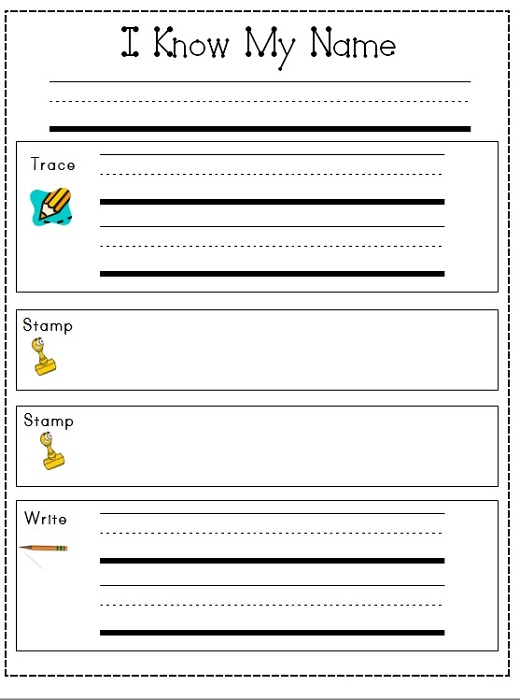 Printable Traceable Names Worksheets | 101 Activity