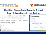On Demand Webinar 101 Blockchains Cbse Program Top 10 Questions To