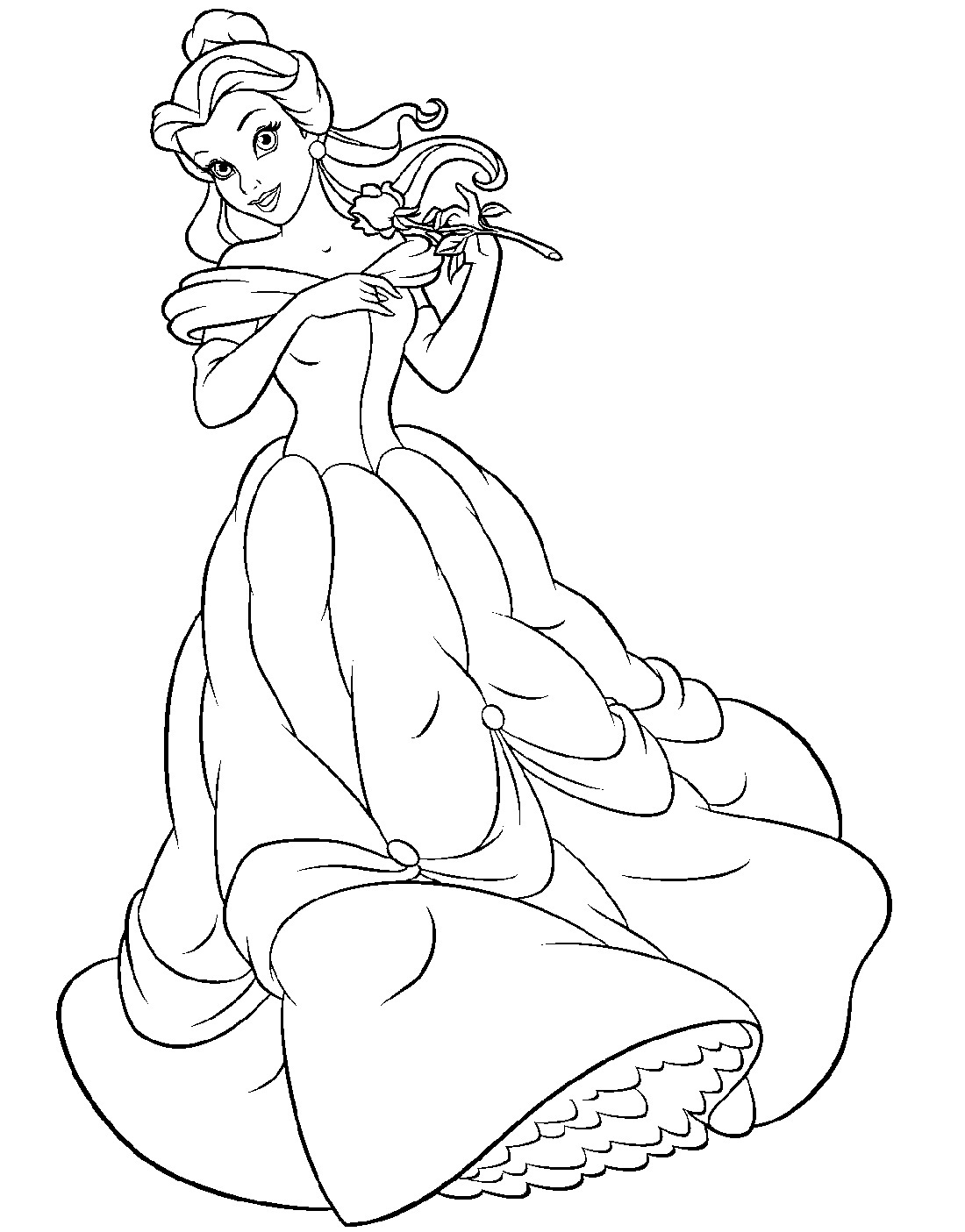 Belle coloring pages archives